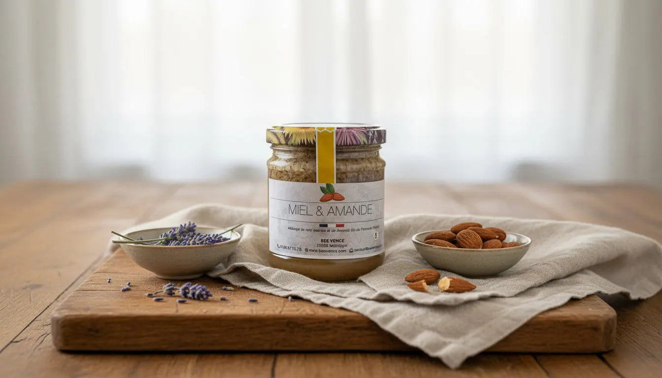 Miel de Lavande et Amandes : Le Duo Ensoleillé BEE VENCE