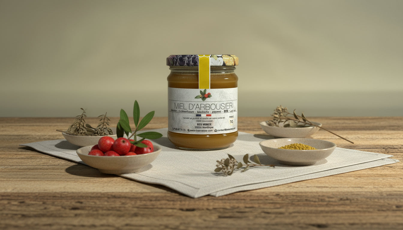 Miel d'Arbousier : Un Nectar Rare aux Saveurs Singulières