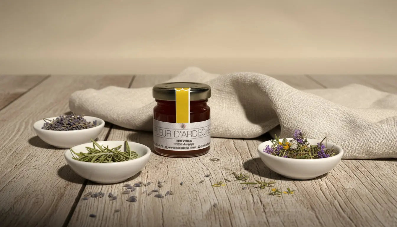 Miel Fleur Sauvage d’Ardèche : Un Trésor de Nature Authentique BEE VENCE