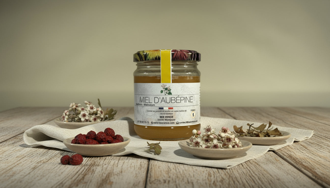 Miel d'Aubépine : Un Nectar Délicat aux Vertus Apaisantes