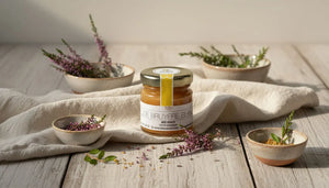 Miel de Bruyère Blanche 100% français : Un délice rare et intense BEE VENCE