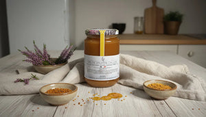 Miel de Bruyère Callune : Un Nectar Corsé aux Arômes de Bruyère Sauvage BEE VENCE