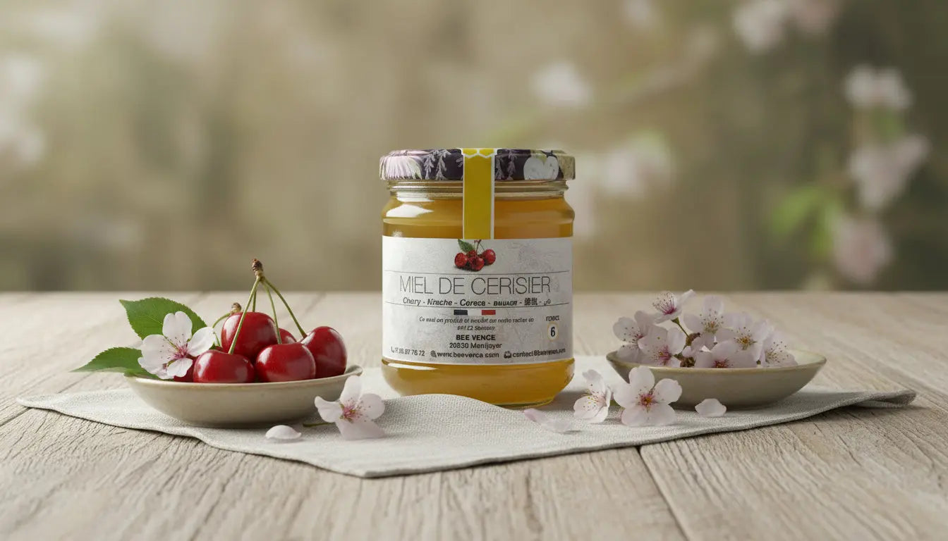 Miel de Cerisier : Le Nectar du Printemps Précoce BEE VENCE