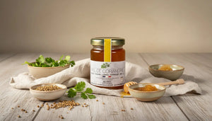 Miel de Coriandre : Un Nectar Aromatique aux Saveurs Épicées BEE VENCE