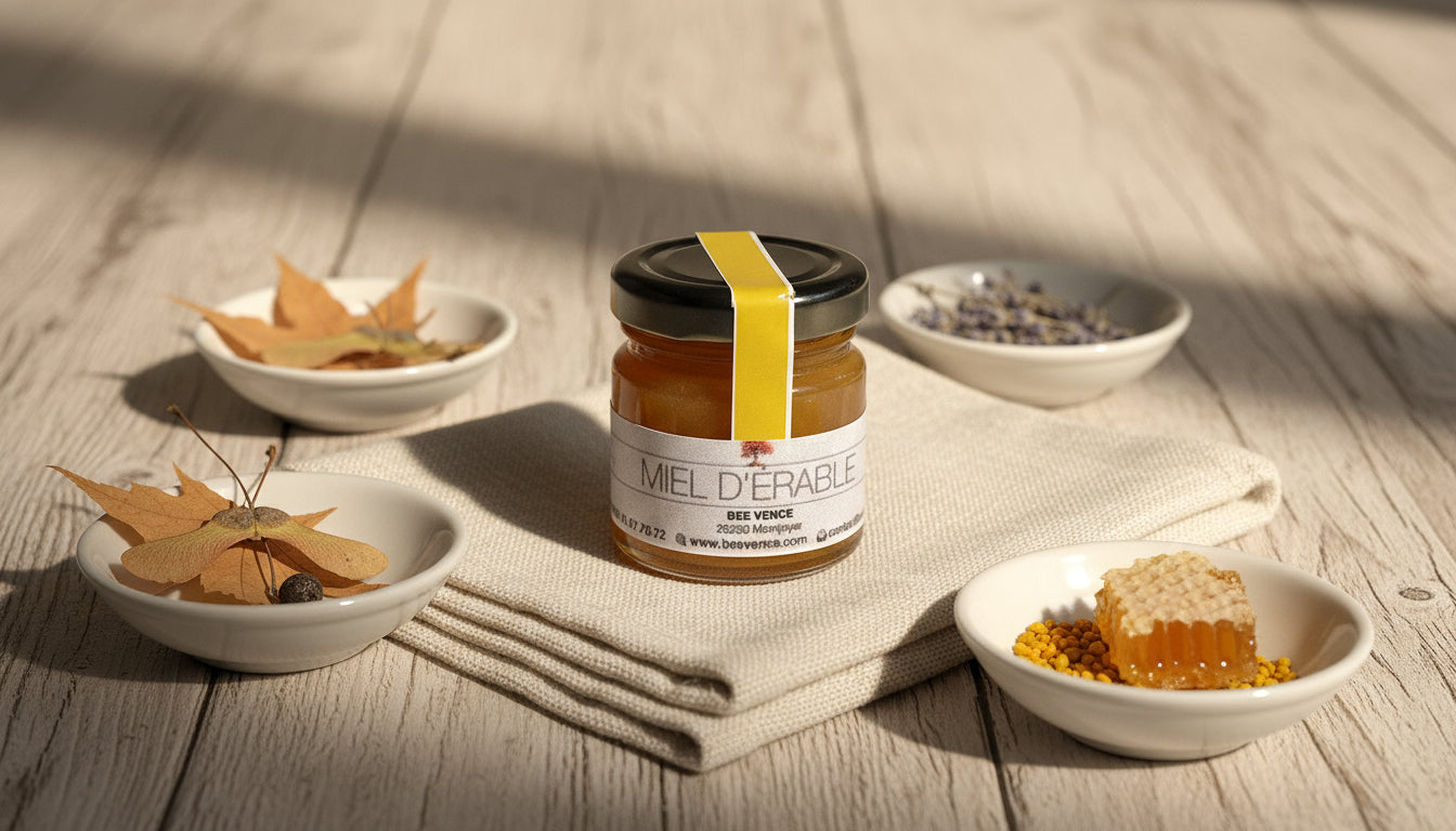 Miel d'Érable : Un Nectar Doré aux Douces Saveurs d'Automne