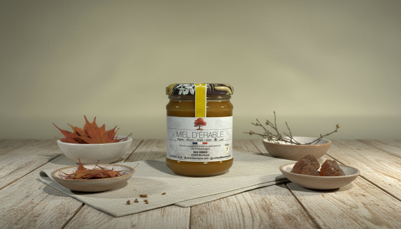 Miel d'Érable : Un Nectar Doré aux Douces Saveurs d'Automne