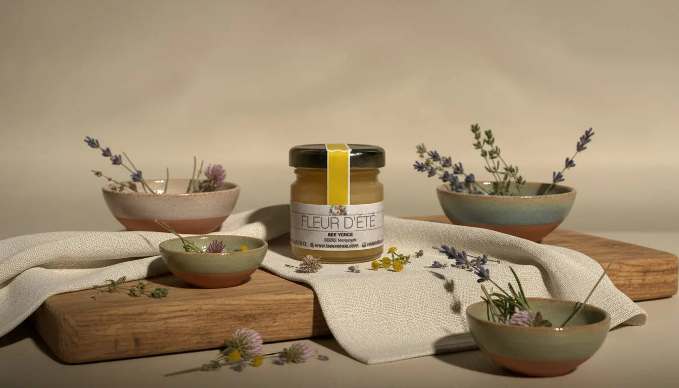 Miel Fleur d’Eté : Un Bouquet de Saveurs Estivales BEE VENCE