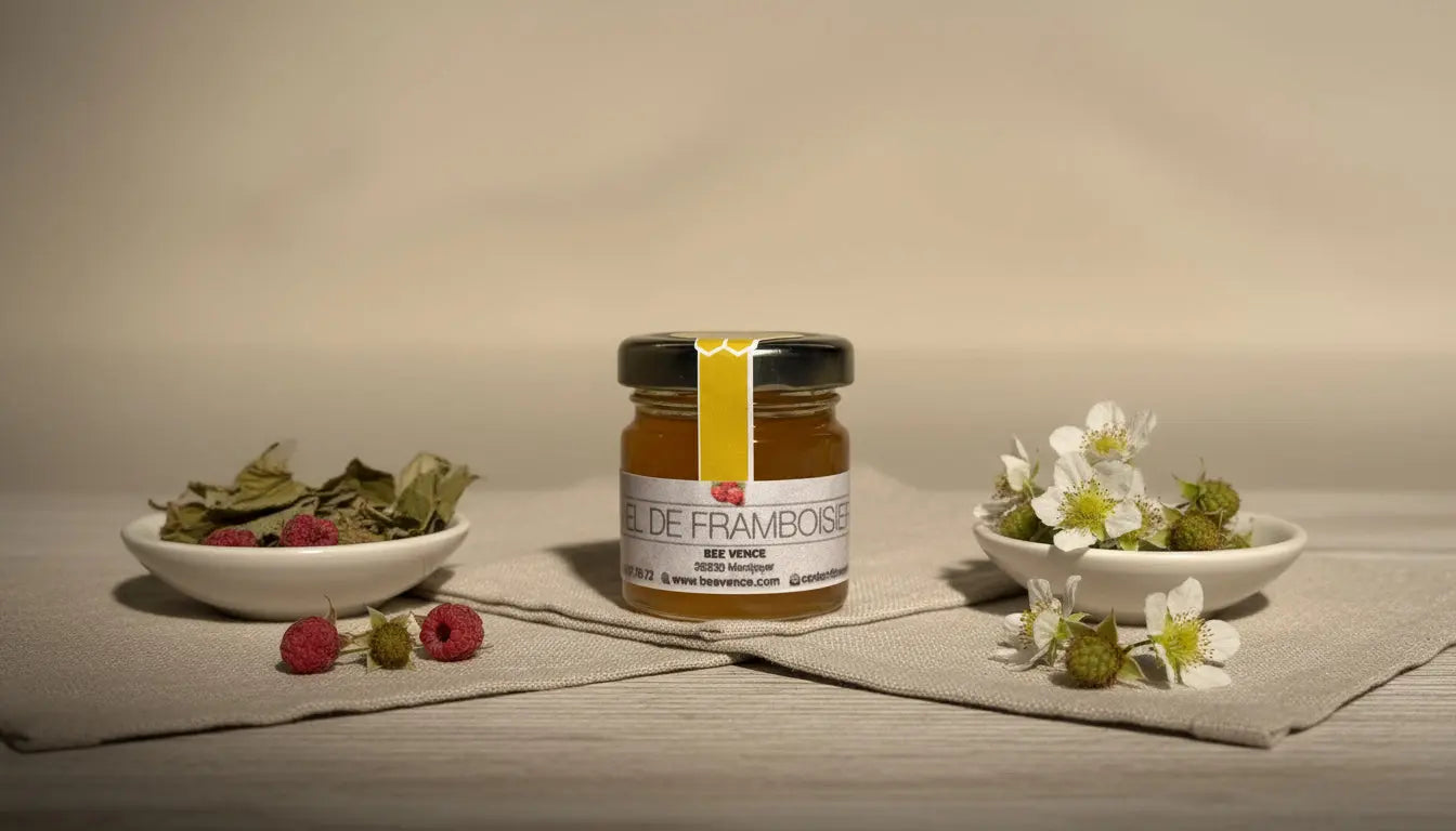Miel de Framboisier : Un Nectar Délicat aux Douces Saveurs de Fruits Rouges BEE VENCE