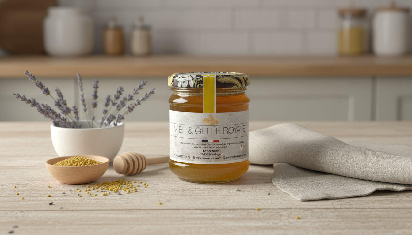 Miel de Lavande à la Gelée Royale : L'Élixir de Vitalité