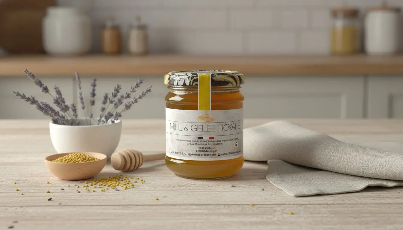 Miel de Lavande à la Gelée Royale : L'Élixir de Vitalité BEE VENCE