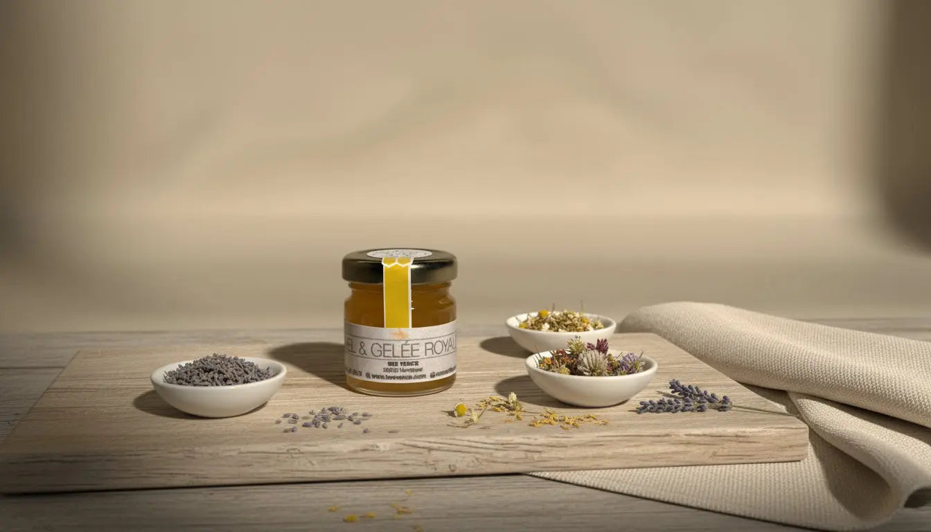 Miel de Lavande à la Gelée Royale : L'Élixir de Vitalité BEE VENCE