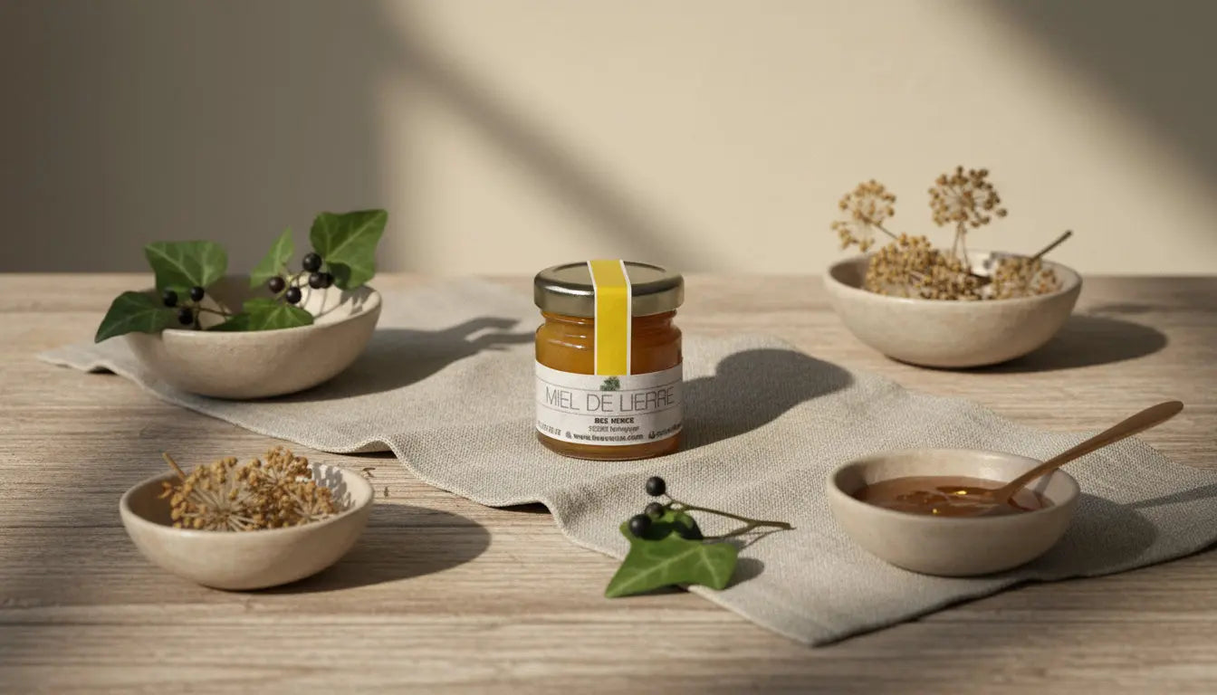 Miel de Lierre : Un Nectar Automnal aux Saveurs Boisées et Maltées BEE VENCE