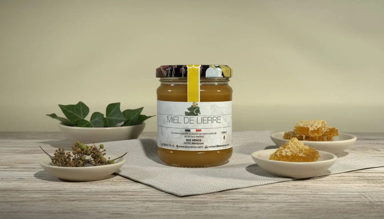 Miel de Lierre : Un Nectar Automnal aux Saveurs Boisées et Maltées BEE VENCE