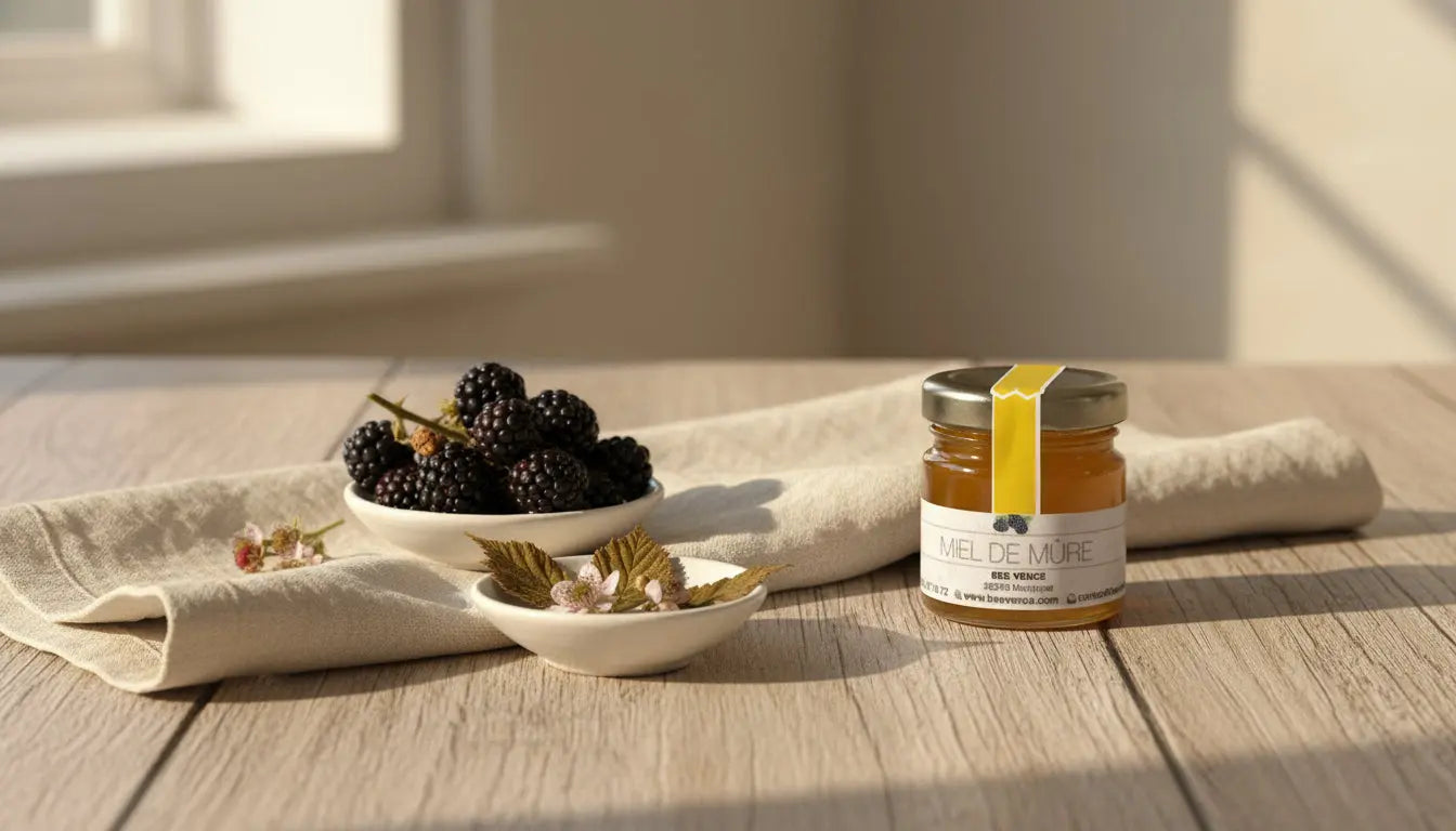 Miel de Mûres : Un Nectar Sauvage aux Saveurs de Fruits des Bois BEE VENCE