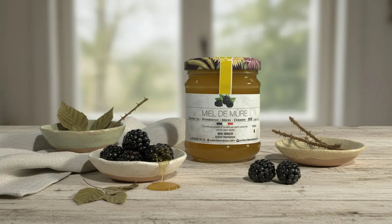 Miel de Mûres : Un Nectar Sauvage aux Saveurs de Fruits des Bois BEE VENCE