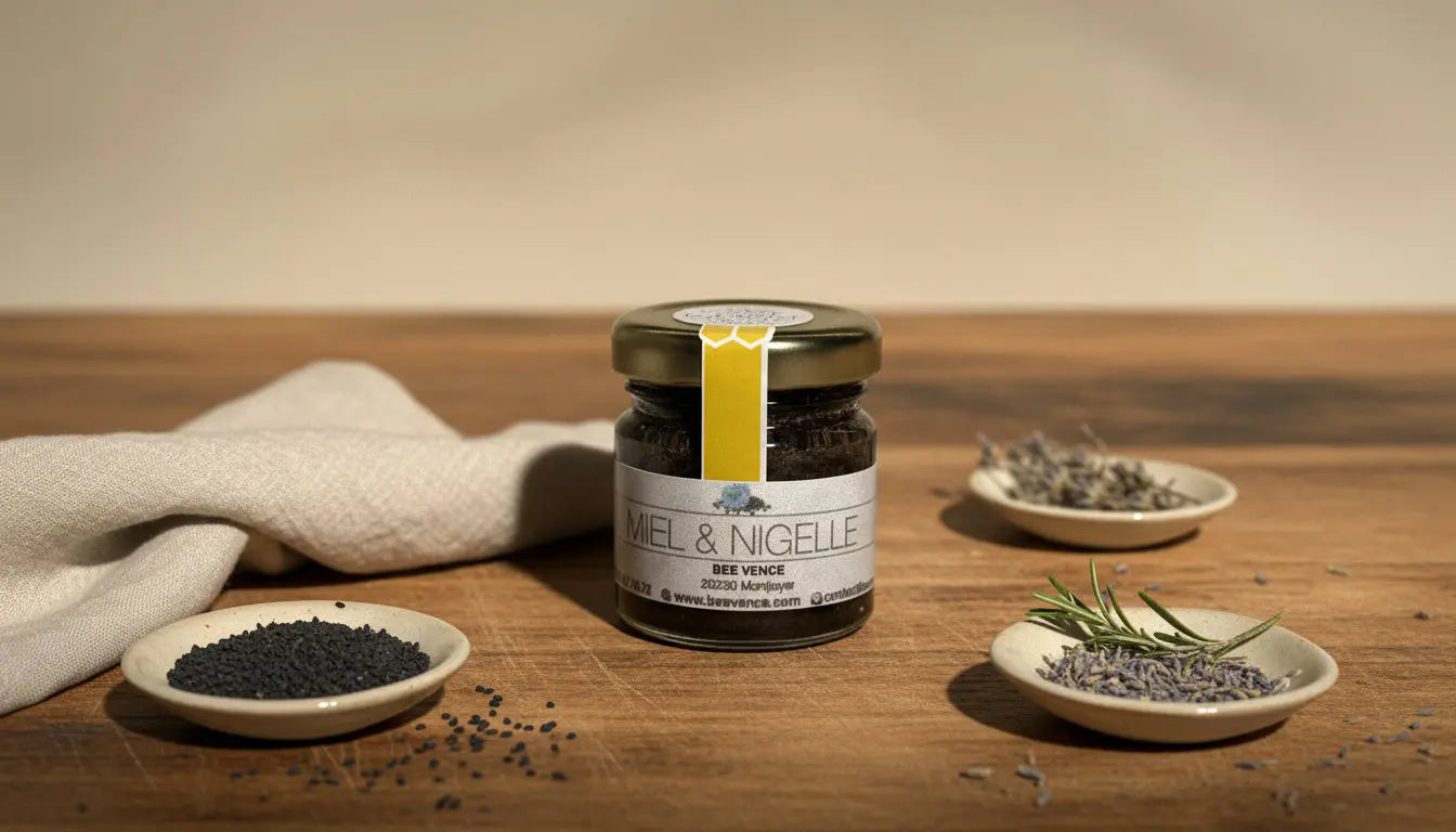 Miel de Thym & Nigelle : L'Alliance Sacrée BEE VENCE