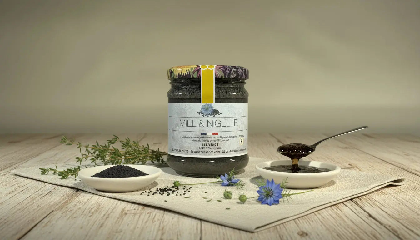 Miel de Thym & Nigelle : L'Alliance Sacrée BEE VENCE