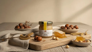 Miel de Lavande et Noisettes : Le Croquant Apaisant BEE VENCE