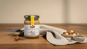 Miel de Lavande et Noisettes : Le Croquant Apaisant BEE VENCE