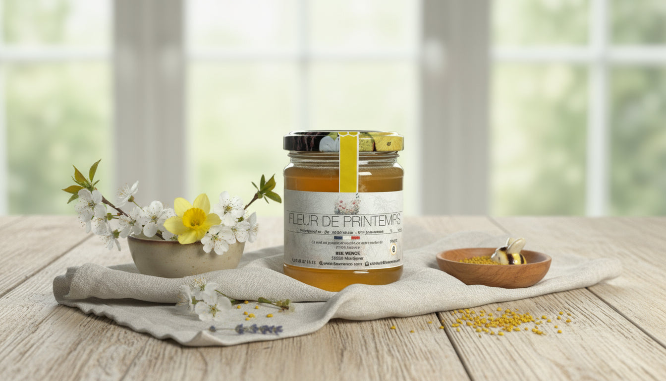 Miel Fleur de Printemps Sauvage : Un Nectar Sauvage et Authentique