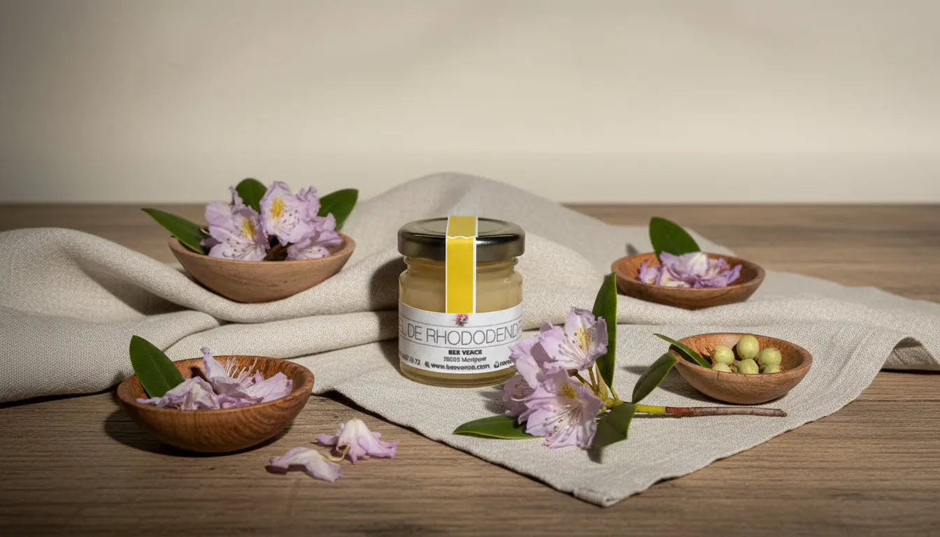 Miel de Rhododendron : Un Nectar Montagnard aux Douces Saveurs Florales et Fruitées BEE VENCE
