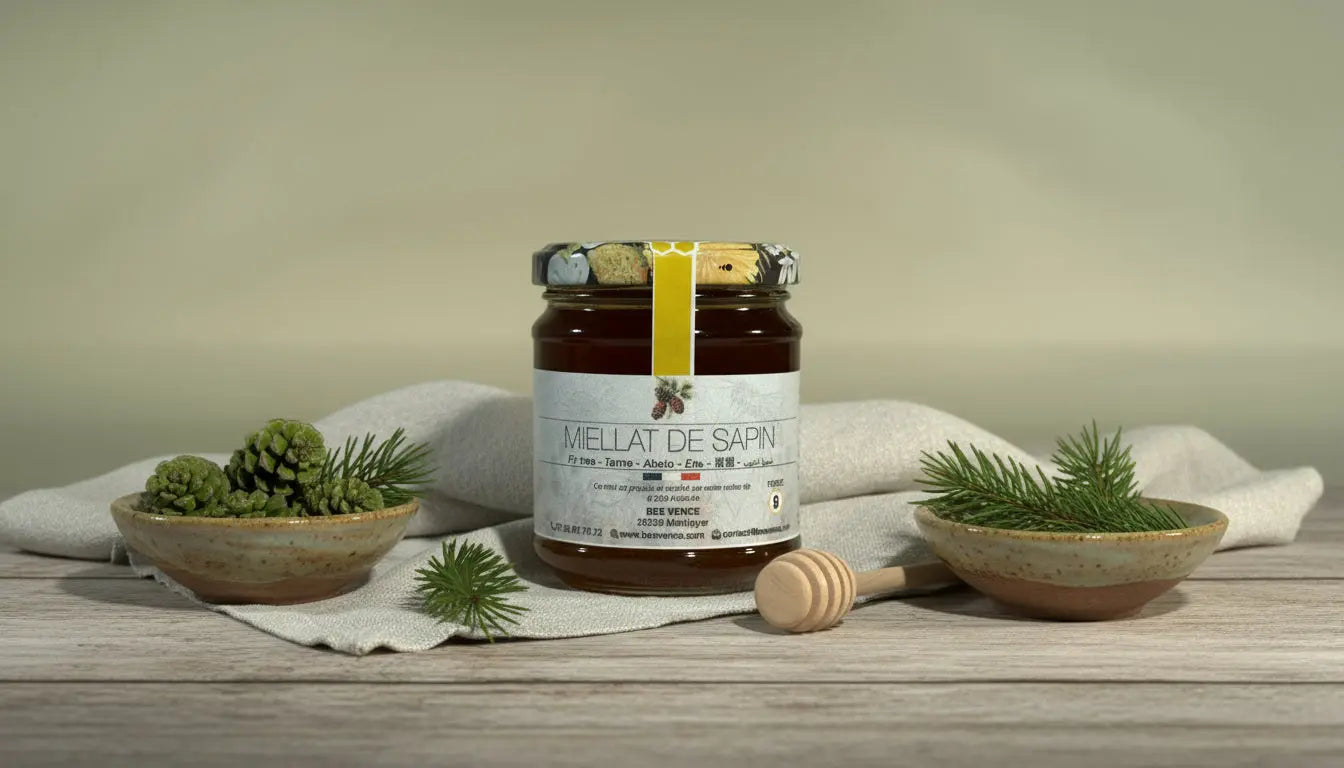 Miellat de Sapin : Un Nectar de Montagne aux Arômes Balsamiques BEE VENCE