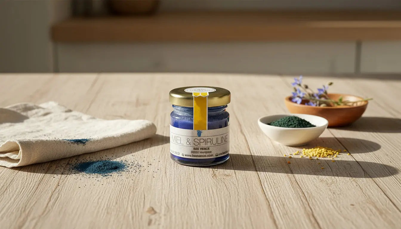 Le Miel de Lavande à la Spiruline Bleue : Douceur et Éclat BEE VENCE
