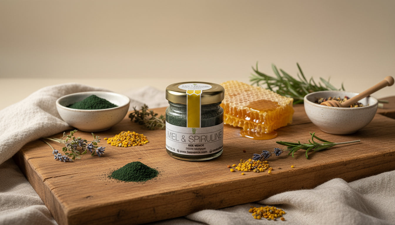 Miel de Lavande & Spiruline Verte : L'Alliance parfaite