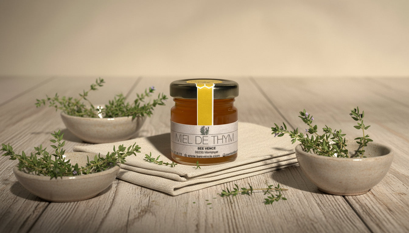 Miel de Thym : Un Nectar Méditerranéen aux Arômes Puissants