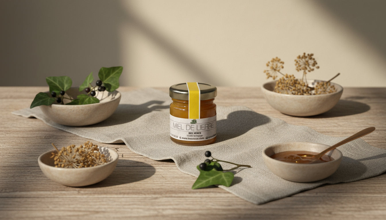 Miel de Lierre : Un Nectar Automnal aux Saveurs Boisées et Maltées