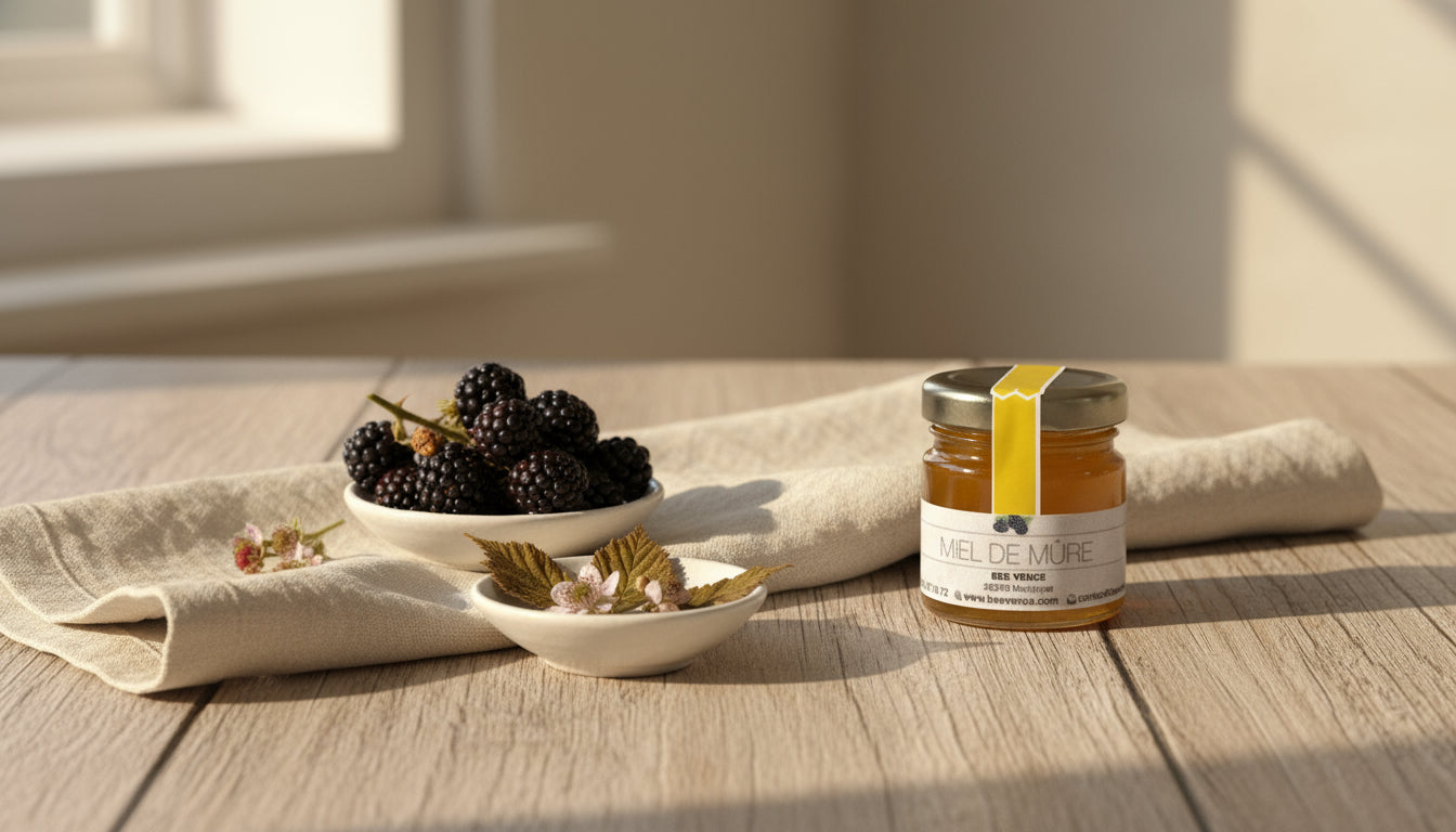 Miel de Mûres : Un Nectar Sauvage aux Saveurs de Fruits des Bois