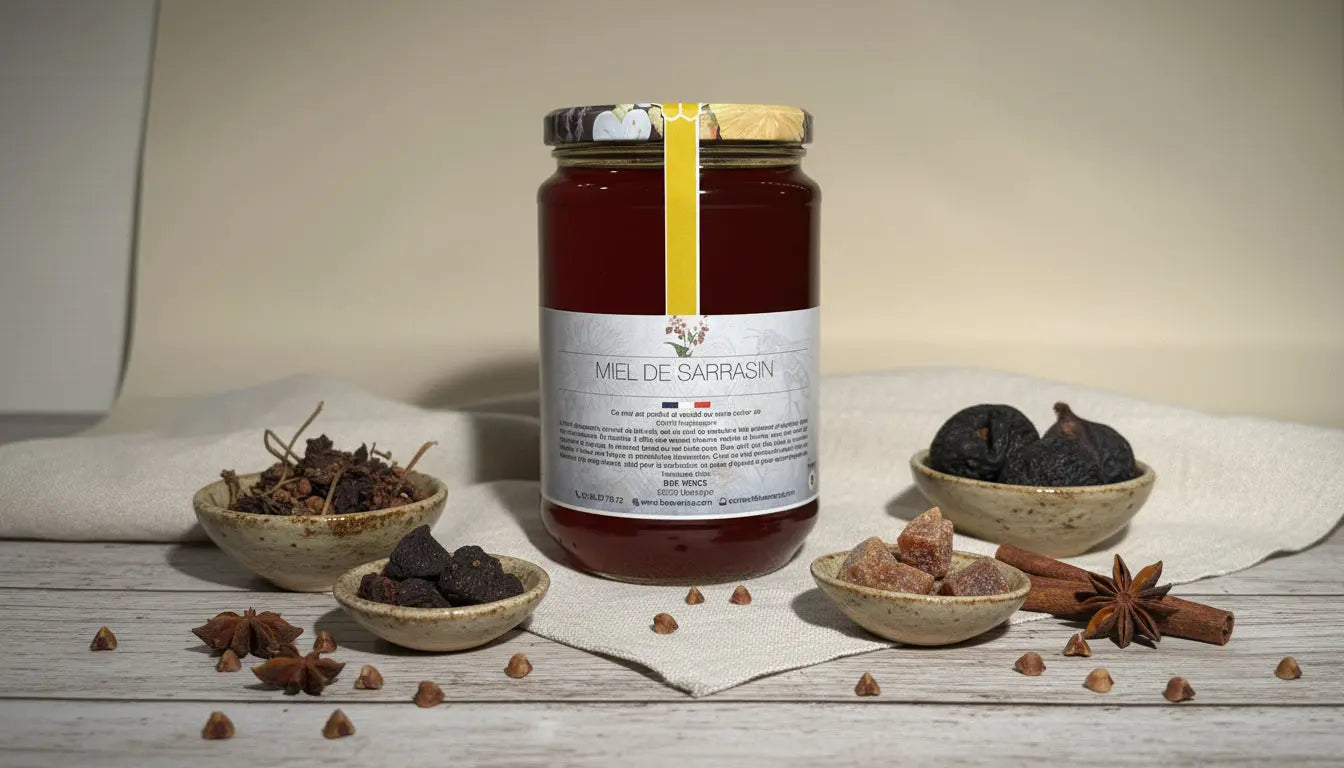 Le Miel de Sarrasin : Le Miel Noir de Caractère BEE VENCE