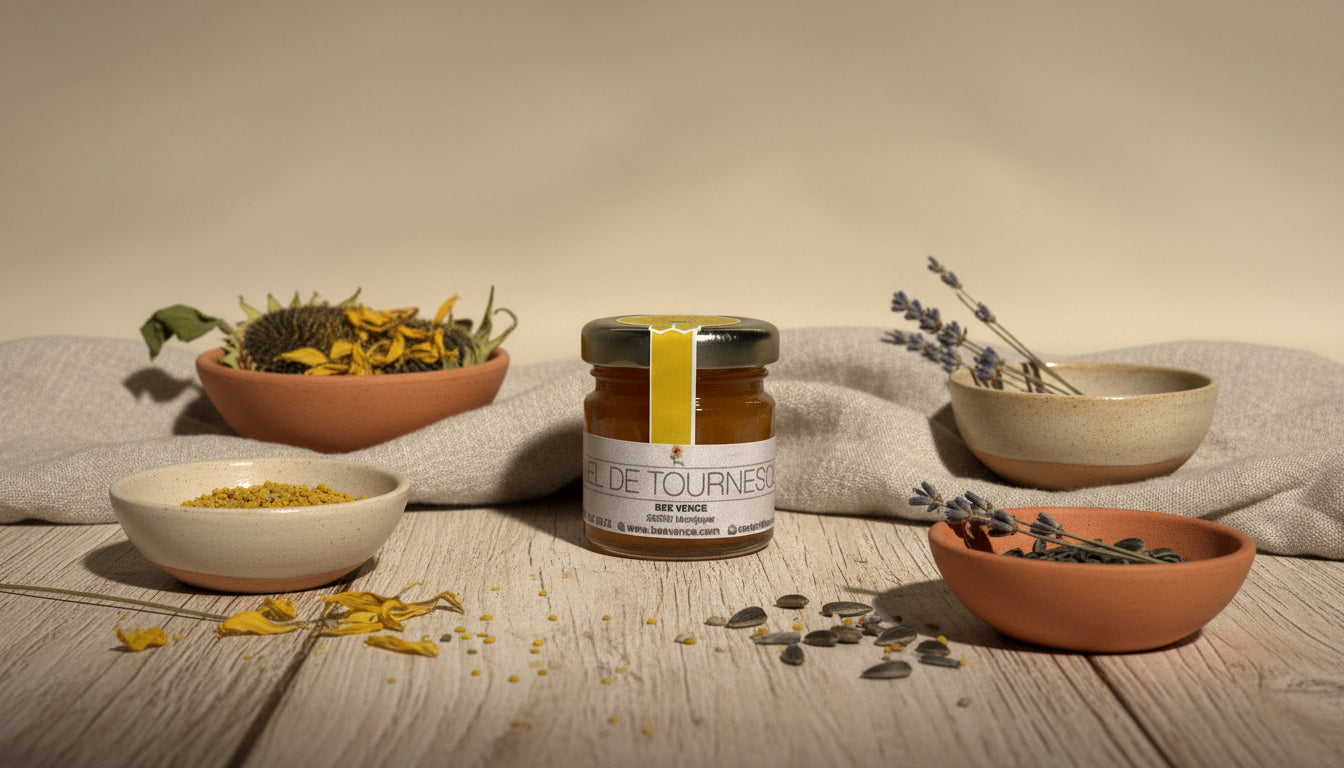 Miel de Tournesol : Un Nectar Ensoleillé aux Saveurs Douces et Délicates